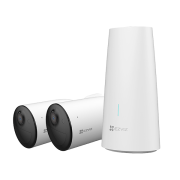 EZVIZ IP wifi cskamera szett - HB3-Halow kit (2db kamera + bzis, 3MP, 2,8mm, kltri, H265, IR15m, IP65, akku)