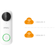 IMOU Vezetk nlkli IP video kaputelefon kltri egysg - DB61i (5MP, IP65, SD, audio; AC16~24V, DC12/24V)